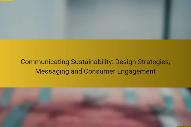 Communicating Sustainability: Design Strategies, Messaging and Consumer Engagement