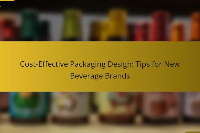 Cost-Effective Packaging Design: Tips for New Beverage Brands