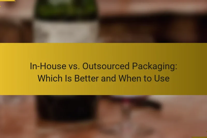 In-House vs. Outsourced Packaging: Which Is Better and When to Use