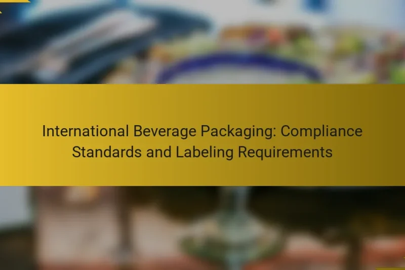 International Beverage Packaging: Compliance Standards and Labeling Requirements