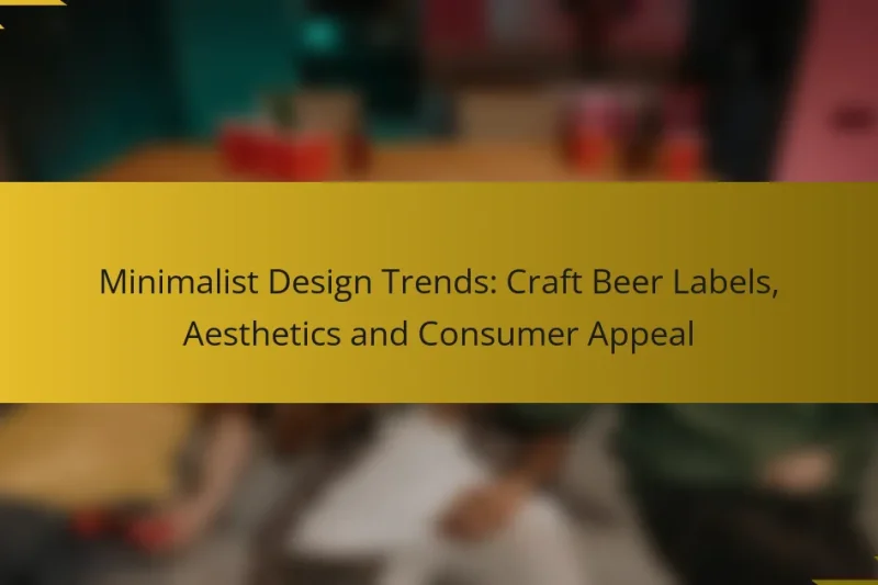 Minimalist Design Trends: Craft Beer Labels, Aesthetics and Consumer Appeal