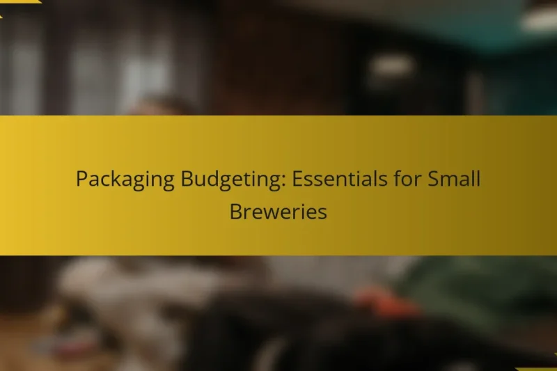 Packaging Budgeting: Essentials for Small Breweries