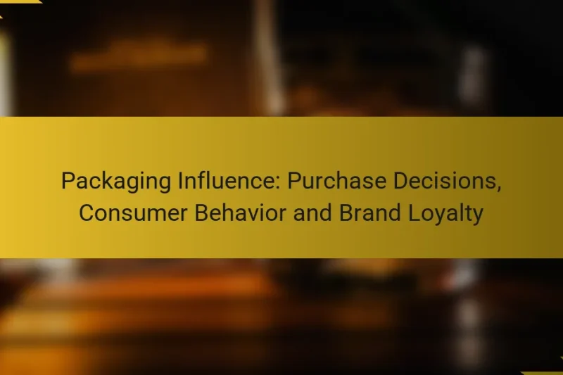 Packaging Influence: Purchase Decisions, Consumer Behavior and Brand Loyalty