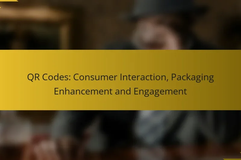 QR Codes: Consumer Interaction, Packaging Enhancement and Engagement