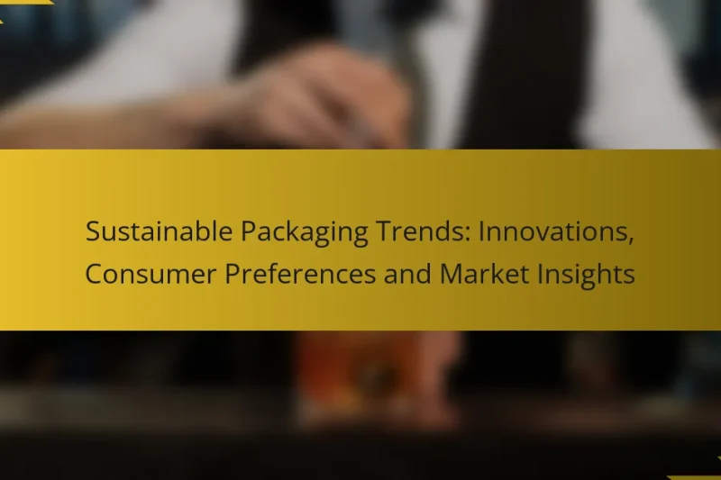 Sustainable Packaging Trends: Innovations, Consumer Preferences and Market Insights
